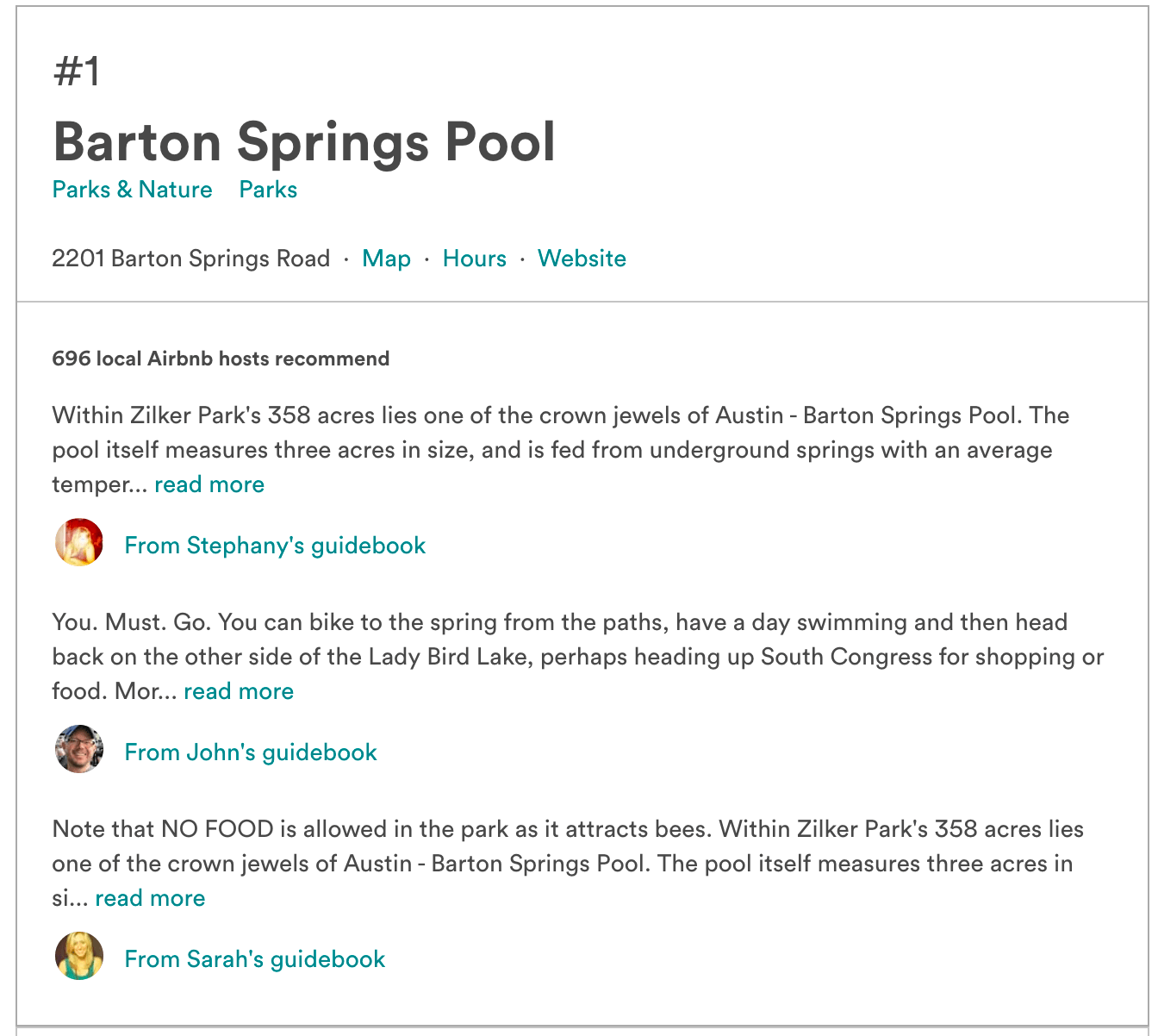 Content marketing - Austin Airbnb guide